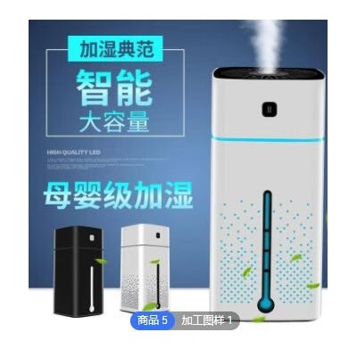 批发迷你加湿器家用大容量办公室桌面卧室usb小型车载静音香薰机图3