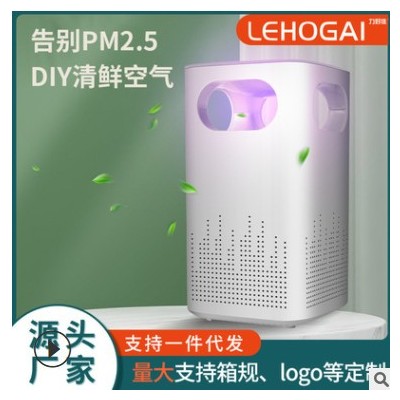 新款空气净化器 除甲醛小型杀菌负离子紫外线家用迷你空气消毒机图3