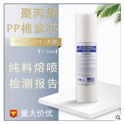 PP棉 净水器滤芯 滤瓶过滤器通用10寸PP棉20寸平口聚丙烯熔喷滤芯图3