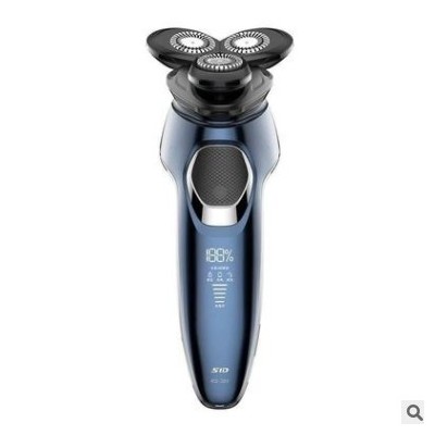 超人RS385男士4D多功能剃须刀充插两用智能水洗快速充电液晶显示图3