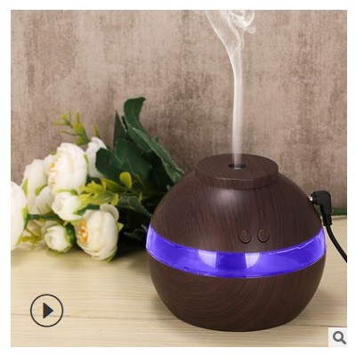 USB大容量香薰机 木纹加湿器 家用加湿器木纹图2