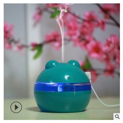 创意家用加湿器 USB球形加湿器 可定制LOGO木纹礼品图2