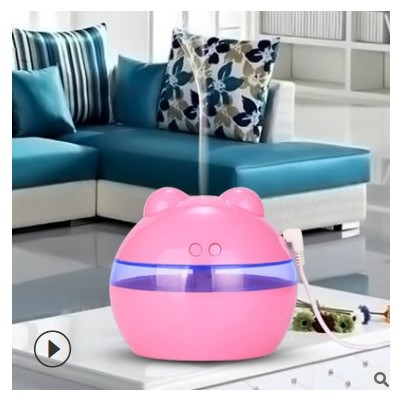 创意家用加湿器 USB球形加湿器 可定制LOGO木纹礼品图3