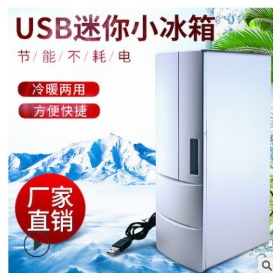 冰箱车载迷你冰箱USB 小冰箱迷你制冷箱拉罐制冷器冷暖箱保温箱药图3