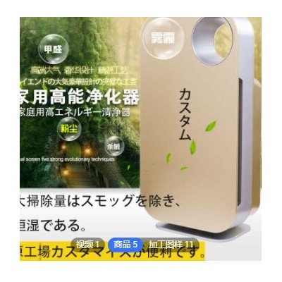 跨境定制空气净化器除甲醛除烟家用室内负离子智能消毒机会销礼品图3