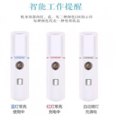 手持冷喷补水仪脸部加湿器 纳米喷雾蒸脸器USB充电美容喷雾仪便携图2