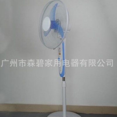家用电风扇落地扇24伏摇头静音落地扇 16寸带定时直流落地风扇图3